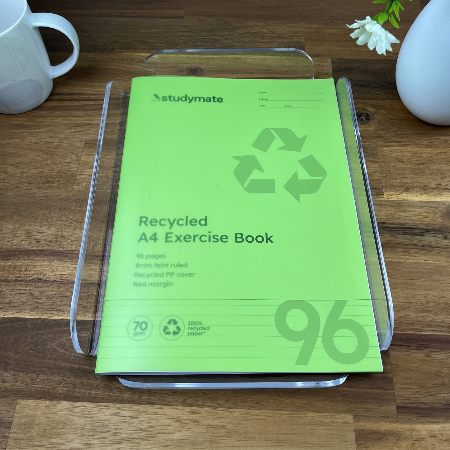 A4 paper document tray | 4mm 3mm clear acrylic tray
