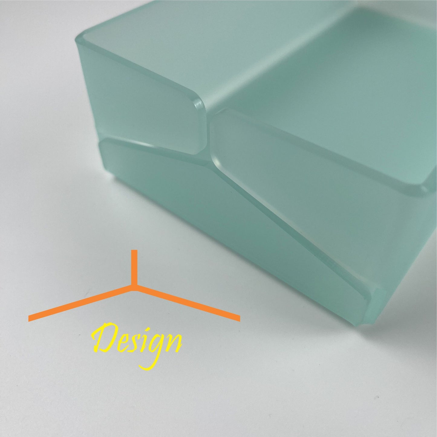 acrylic organizer drawer, custom engraving