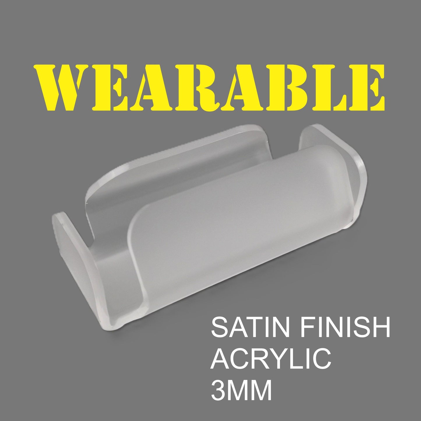 Business cards holder | 3mm clear acrylic card stand