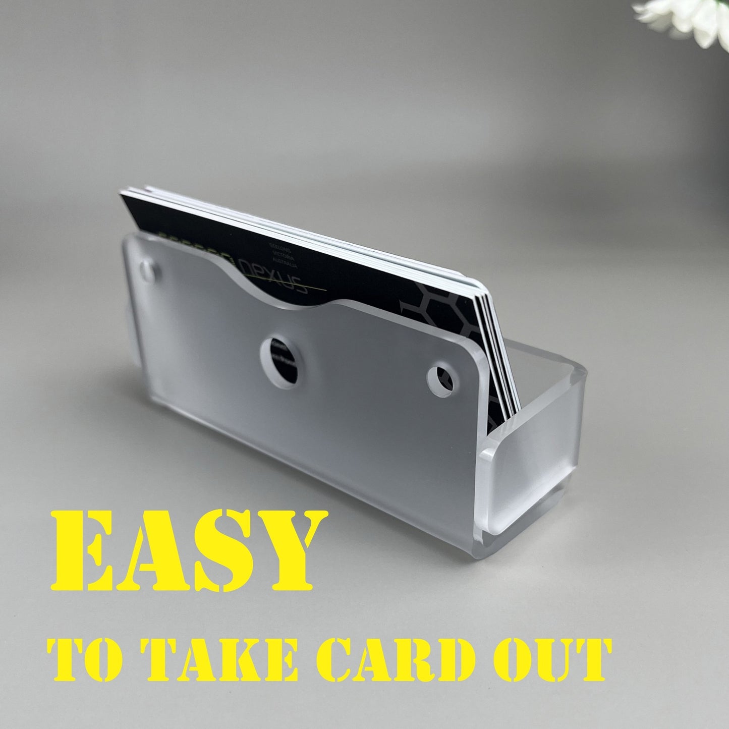 Acrylic cards holder | Business clear acrylic stands