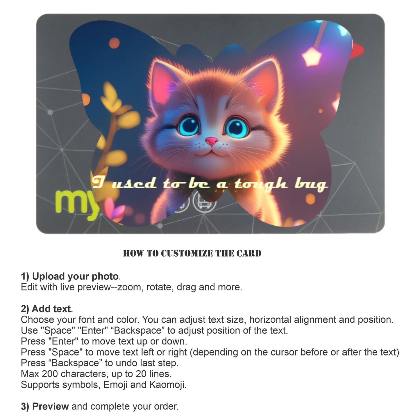 Custom print photos on myki card personalized sticker substitute