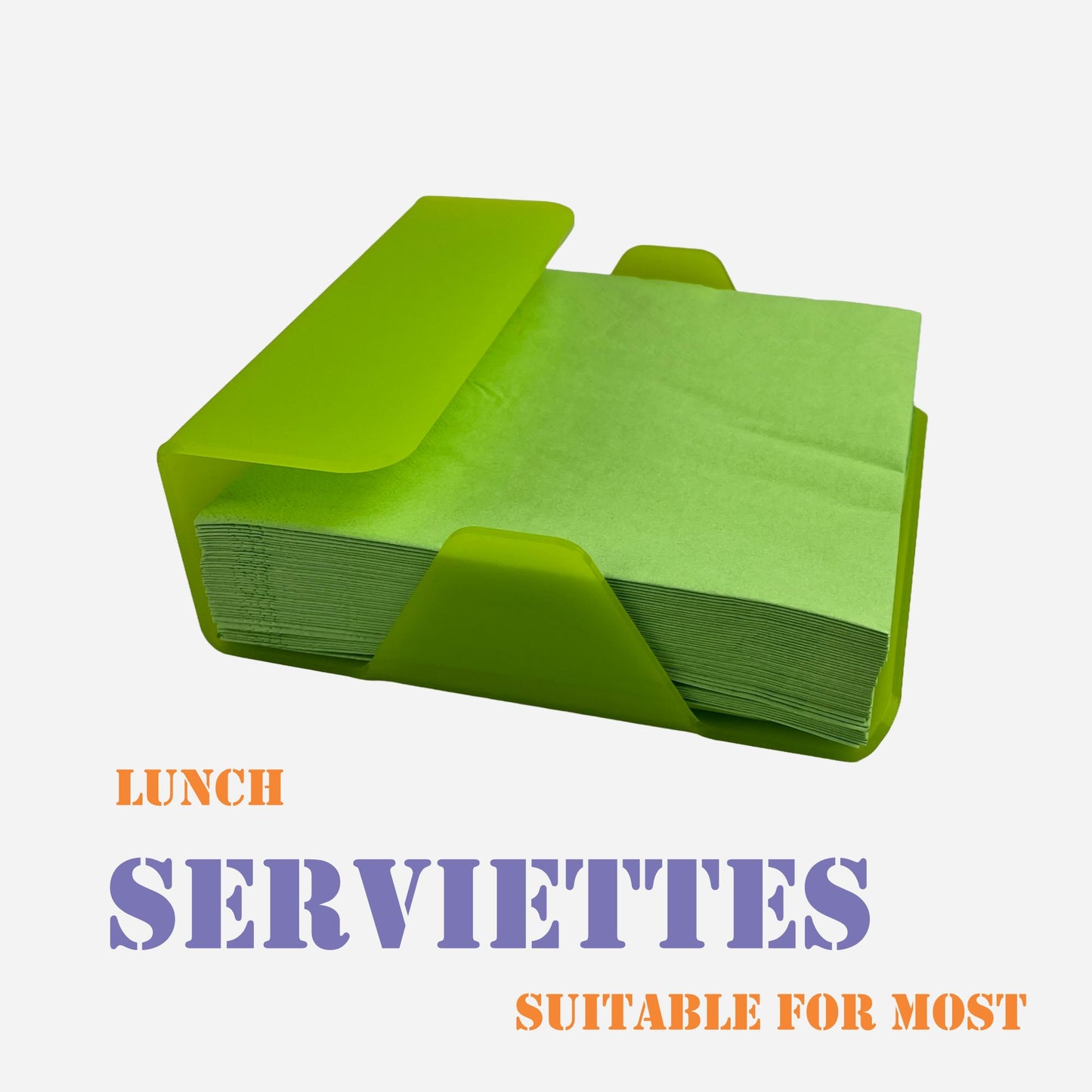 acrylic napkin holder desk tray