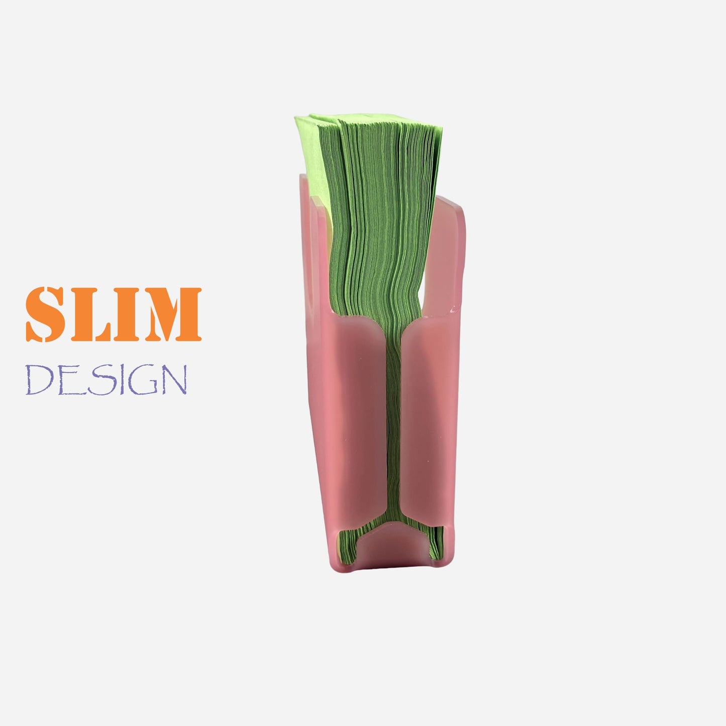 acrylic napkin serviettes holder | upright slim design