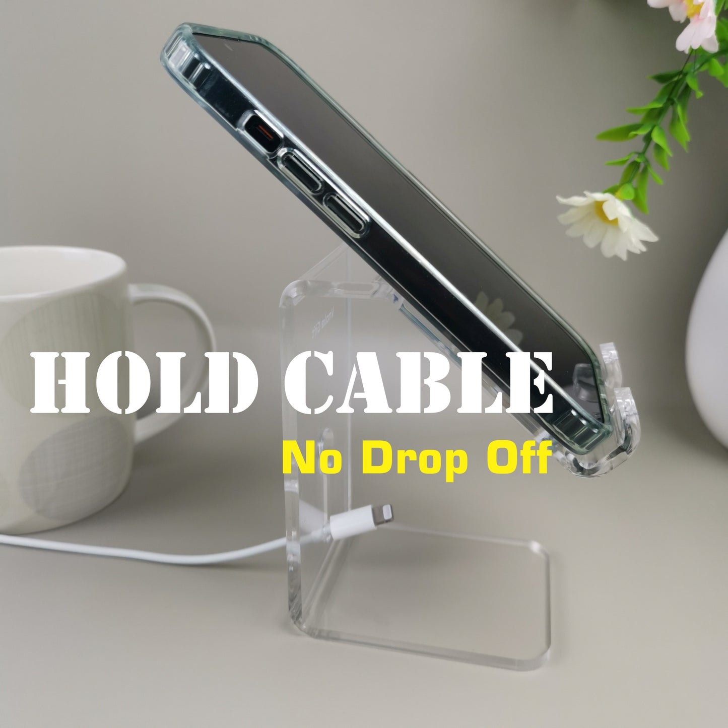 elevated phone stand holder 4mm 3mm acrylic custom engrave