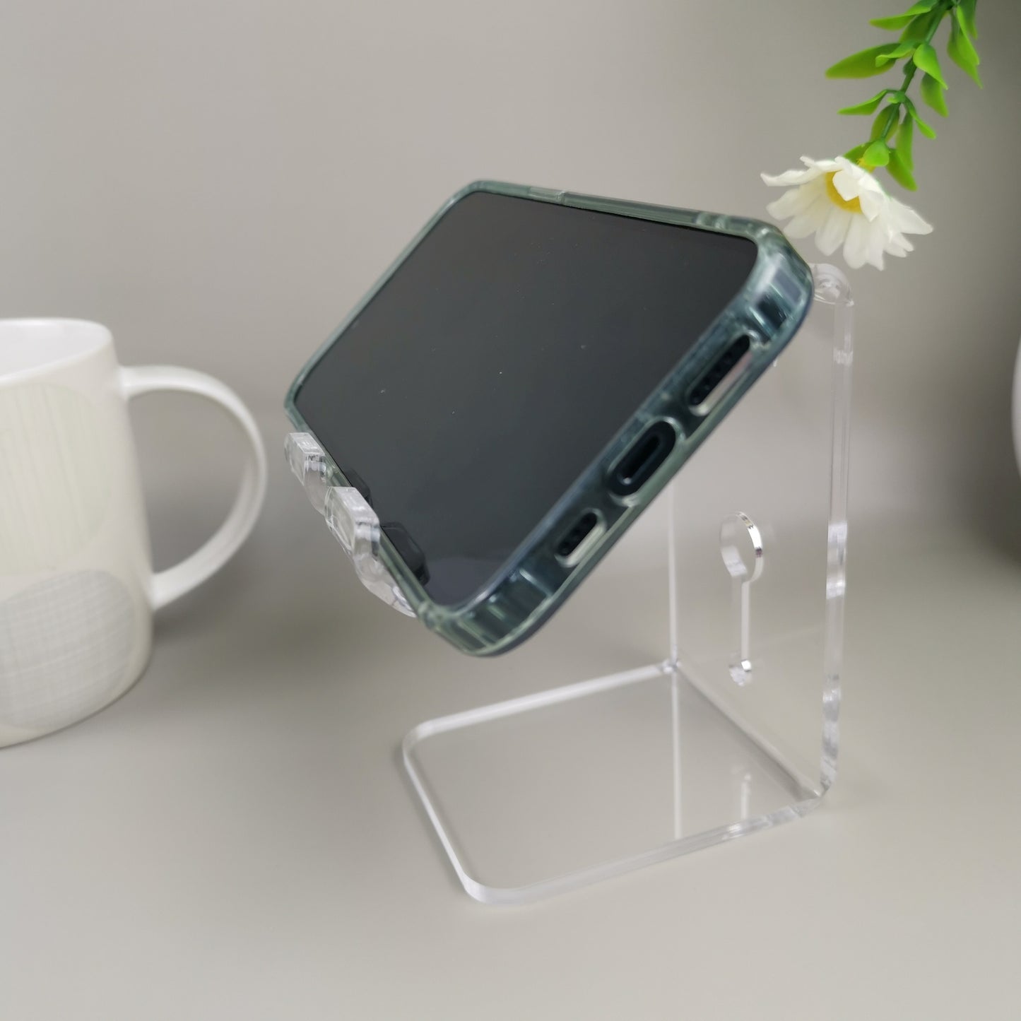 elevated phone stand holder 4mm 3mm acrylic custom engrave